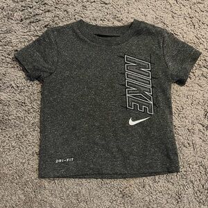 Nike Gray Short Sleeve Tee with Dri-FIT Technology